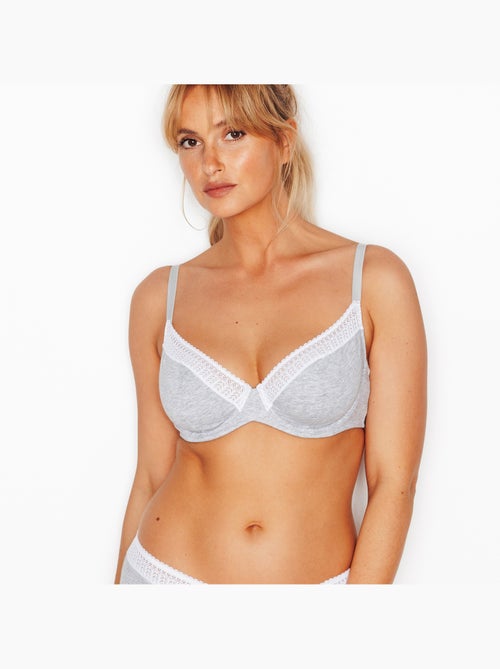 Soutien-gorge emboitant coton - rougegorge lingerie - Kiabi Soutien-gorge emboitant coton - rougegorge lingerie - Kiabi