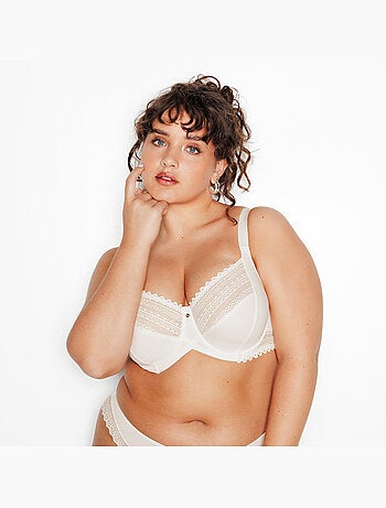 Soutien-gorge emboitant grande taille microf douce - rougegorge lingerie