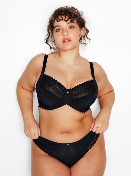 Soutien-gorge emboitant grande taille microf douce - rougegorge lingerie - Kiabi Soutien-gorge emboitant grande taille microf douce - rougegorge lingerie - Kiabi