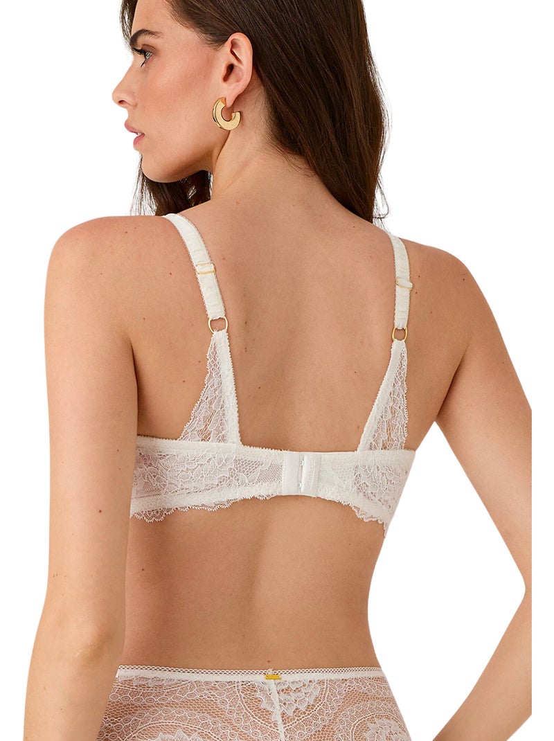 Soutien-gorge emboîtant renatta mariage Ecru - Kiabi