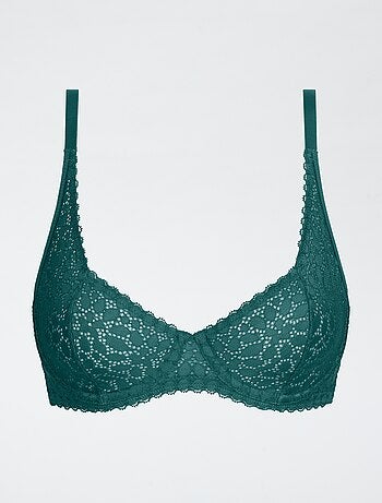 Soutien-gorge en dentelle avec armatures