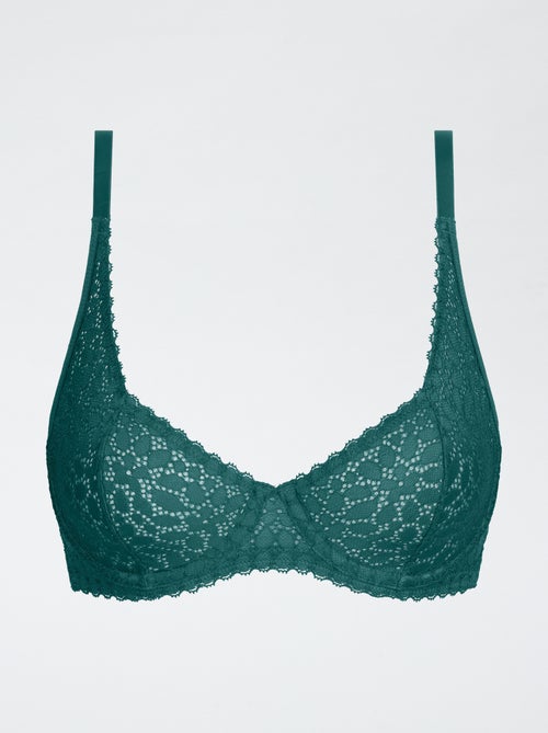Soutien-gorge en dentelle avec armatures - Kiabi Soutien-gorge en dentelle avec armatures - Kiabi