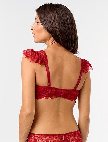 Soutien-gorge en dentelle bonnet D&E