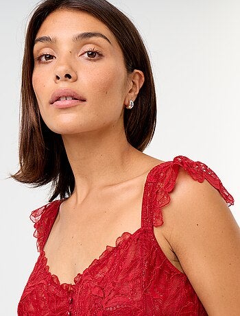 Soutien-gorge en dentelle bonnet D&E