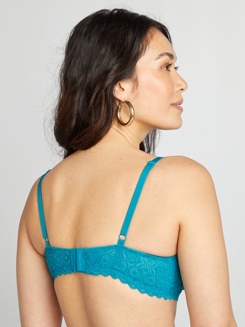 Soutien-gorge en dentelle bonnet D/E/F - Kiabi Soutien-gorge en dentelle bonnet D/E/F - Kiabi