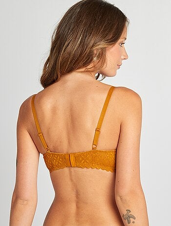 Soutien-gorge en dentelle bonnet D/E/F