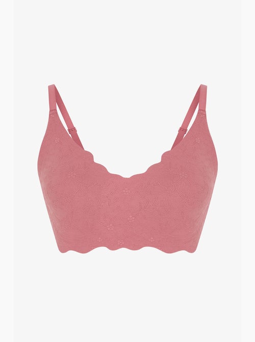 Soutien-gorge en dentelle effet tatouage avec coussinets penti - Kiabi Soutien-gorge en dentelle effet tatouage avec coussinets penti - Kiabi