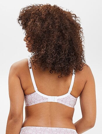 Soutien-gorge en dentelle et microfibre fantaisie 'Sans complexe'