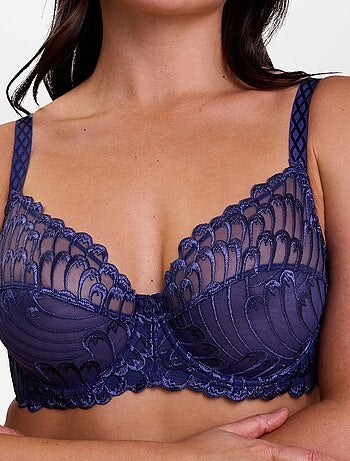 Soutien-gorge en dentelle narcisse 'Sans complexe'