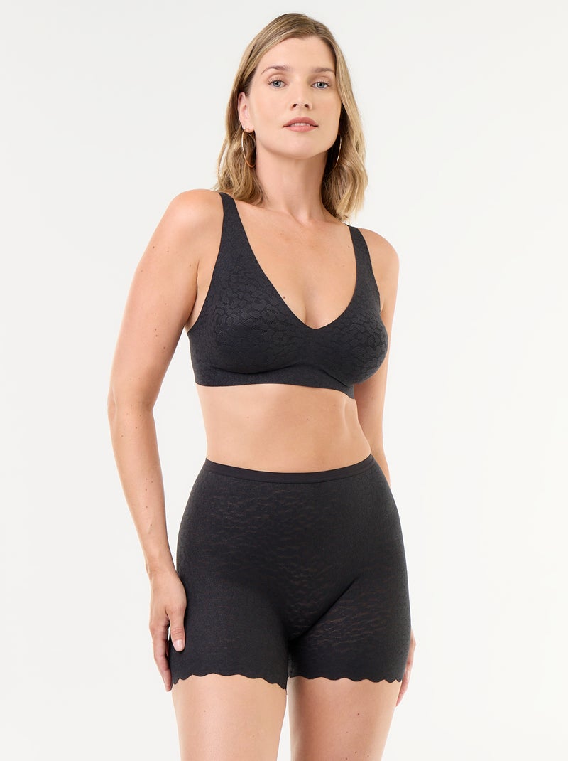 Soutien-gorge en dentelle Noir - Kiabi