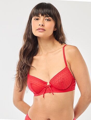 Soutien-gorge en dentelle non paddé - Saint-Valentin