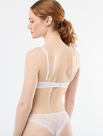 Soutien-gorge en dentelle transparente