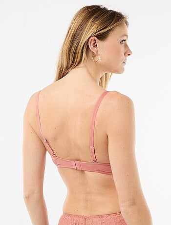 Soutien-gorge en dentelle transparente