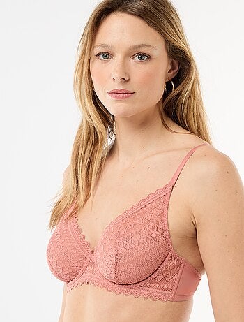 Soutien-gorge en dentelle transparente