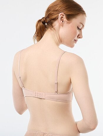 Soutien-gorge en dentelle transparente