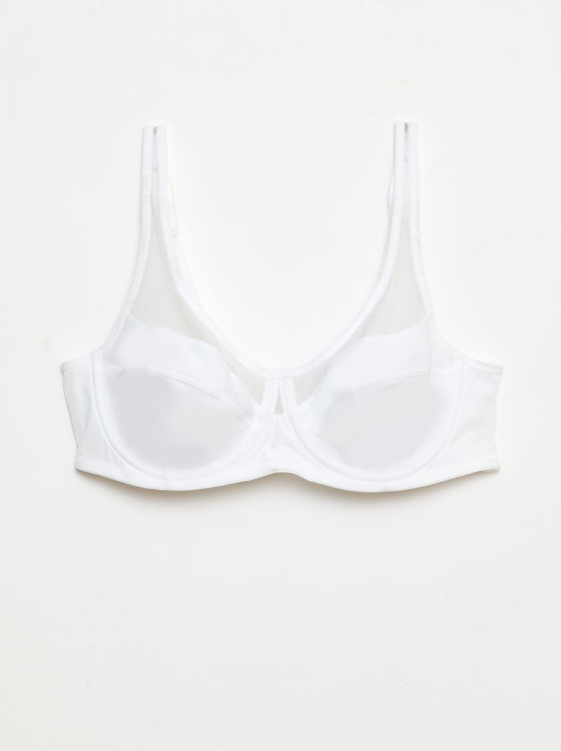 Soutien gorge en microfibre 'DIM' Blanc - Kiabi