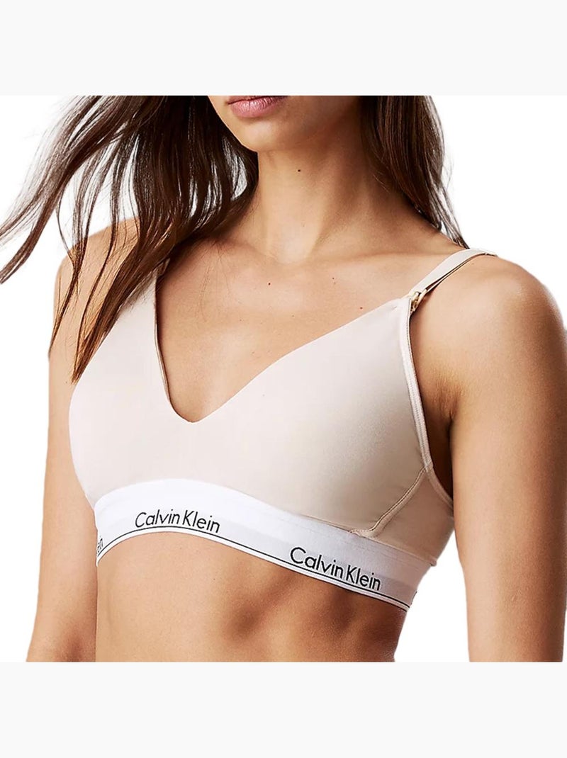 Soutien Gorge Femme Calvin Klein Jeans Beige - Kiabi