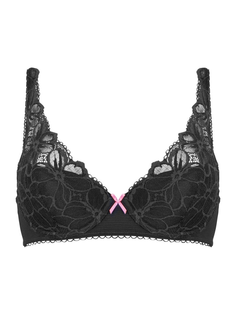 Soutien-gorge forme foulard rembourré femme love mood pretty passio Noir - Kiabi