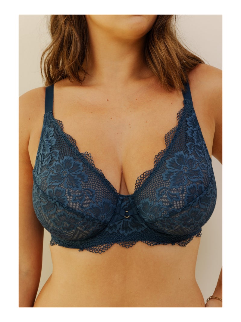 Soutien-gorge foulard emboîtant capucine Bleu - Kiabi