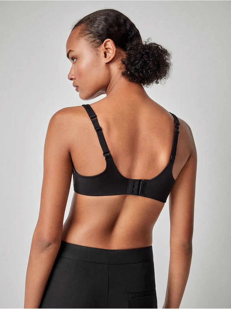 Soutien-gorge grande capacité avec armature et sans mousse. Noir - Kiabi