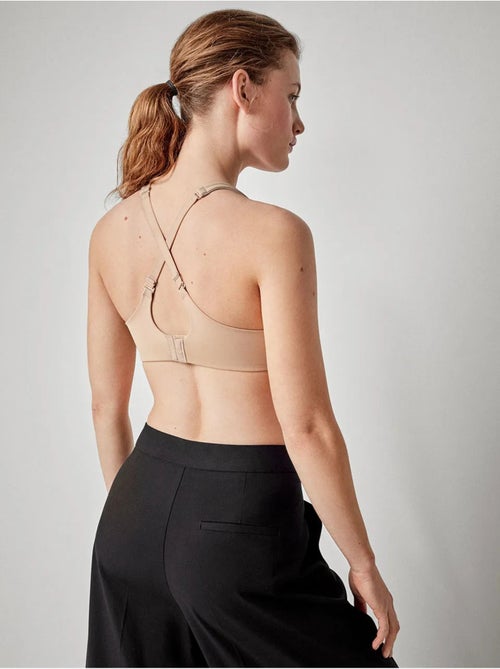 Soutien-gorge grande capacité avec armature et sans mousse. - Kiabi