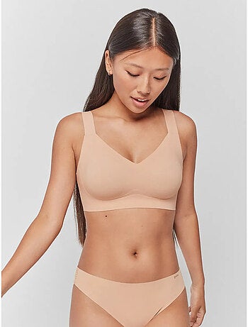 Soutien-gorge grande capacité sans armature et mousse amovible