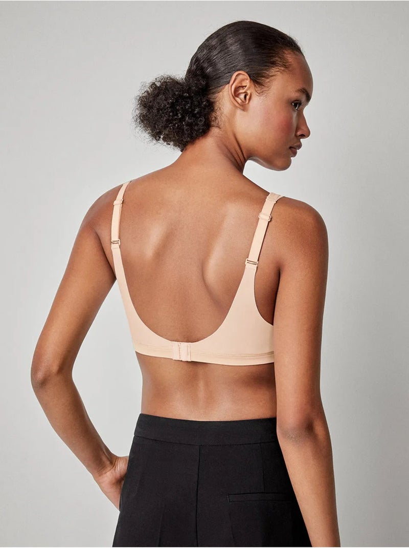 Soutien-gorge grande capacité sans armature Rose - Kiabi