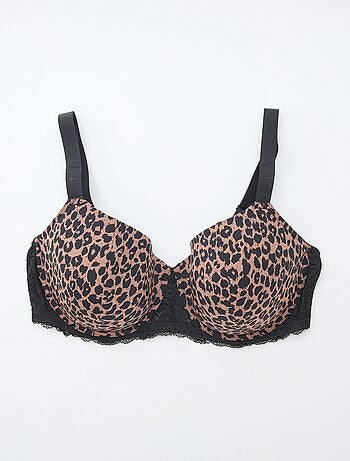 Soutien-gorge imprimé léopard