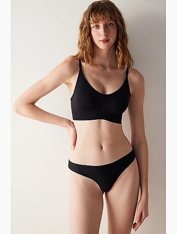 Soutien-gorge invisible sans coutures sans armatures, sans traces penti