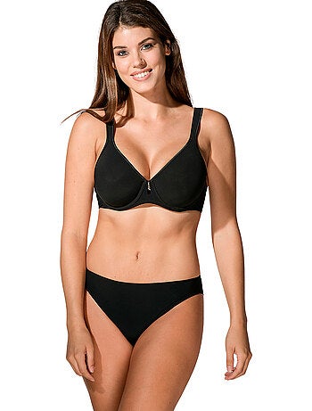 Soutien-gorge minimiseur balconnet secret sense noir