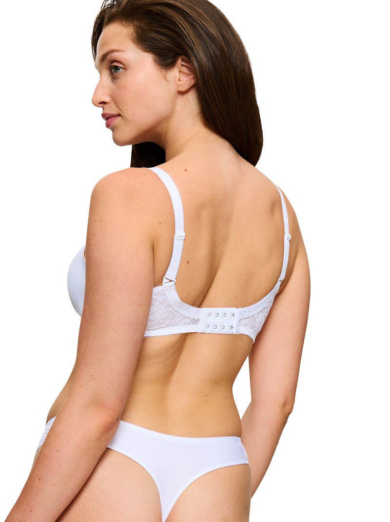 Soutien-gorge minimiseur n01 amourette Blanc - Kiabi