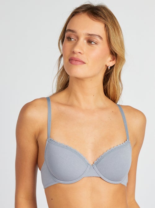 Soutien-gorge paddé coton - Kiabi