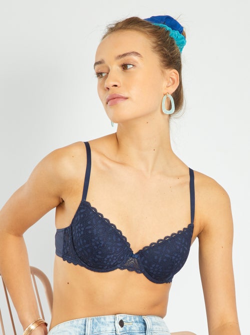 Soutien-gorge paddé dentelle - Kiabi