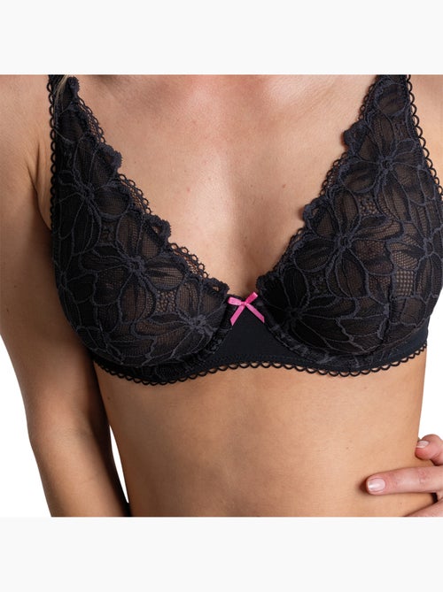 Soutien-gorge plongeant à armatures love mood pretty passio - Kiabi Soutien-gorge plongeant à armatures love mood pretty passio - Kiabi