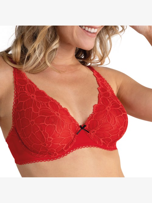 Soutien-gorge plongeant à armatures love mood pretty passio - Kiabi Soutien-gorge plongeant à armatures love mood pretty passio - Kiabi