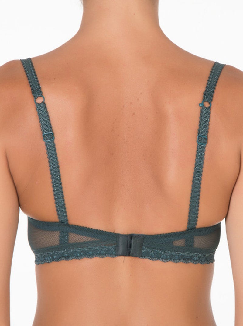 Soutien-gorge plongeant préformé collection rouge Vert - Kiabi