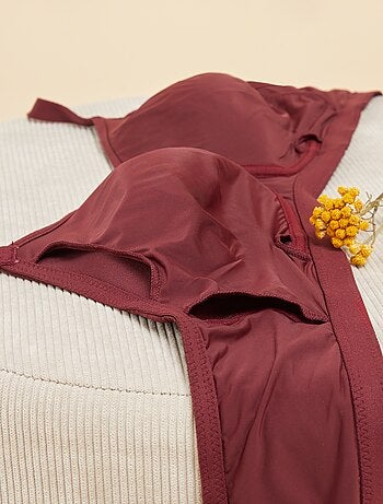 Soutien-gorge post-opératoire invisible - Octobre Rose