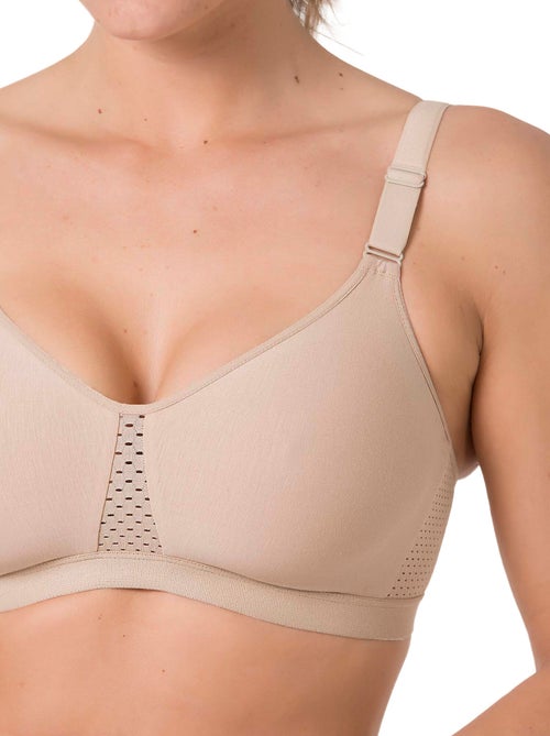Soutien-gorge post-opératoire sans armatures tissu préformé care - Kiabi Soutien-gorge post-opératoire sans armatures tissu préformé care - Kiabi