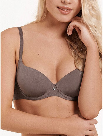 Soutien-gorge préformé alegra marron b à e