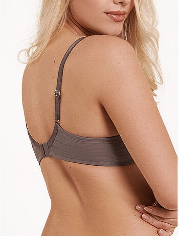 Soutien-gorge préformé alegra marron b à e
