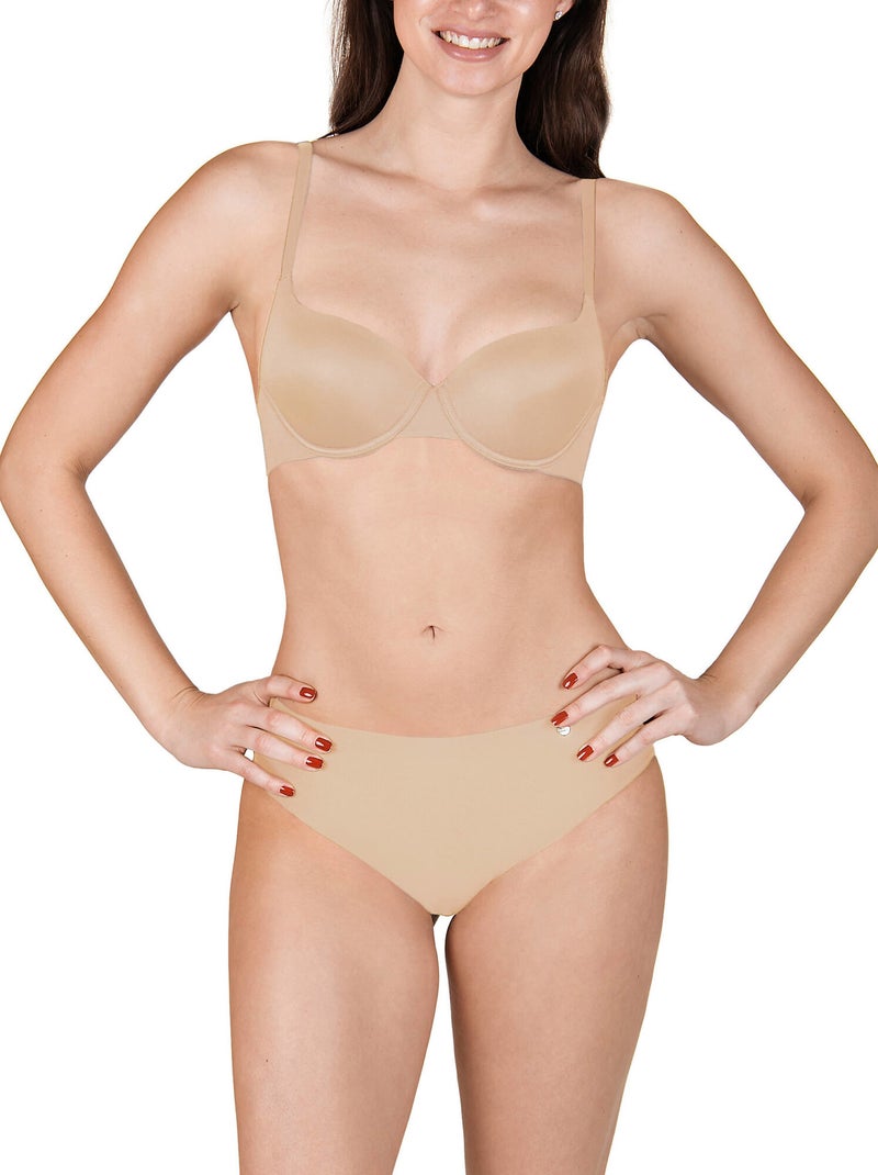Soutien-gorge préformé bella peau b à e Beige - Kiabi