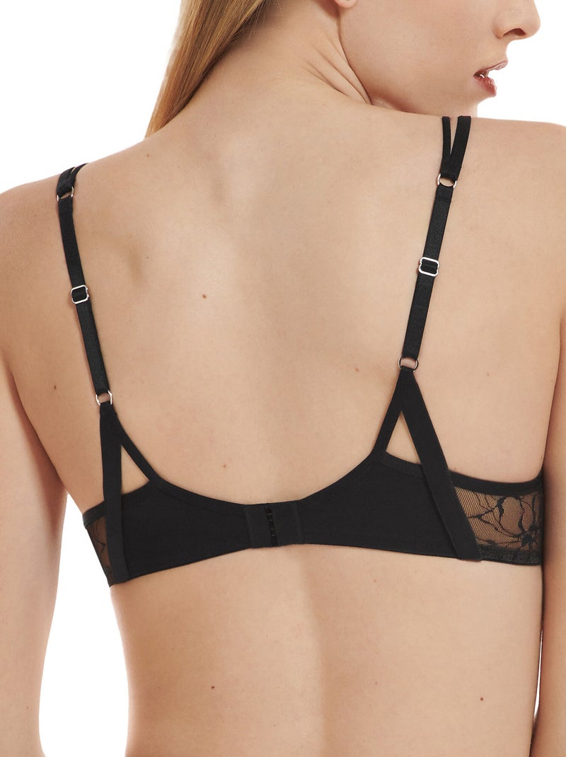 Soutien-gorge préformé flamenco Noir - Kiabi