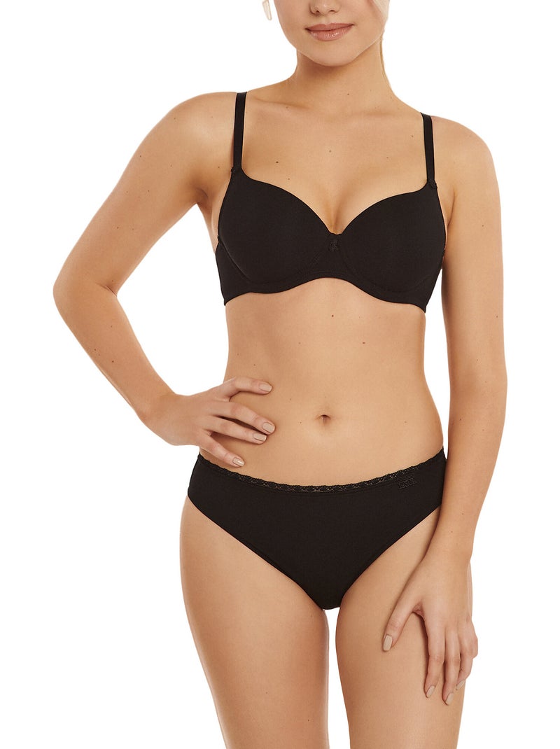 Soutien-gorge préformé ines Noir - Kiabi