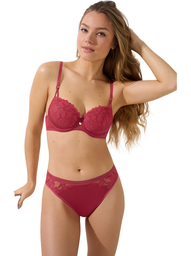 Soutien-gorge préformé ocean Orange corail - Kiabi