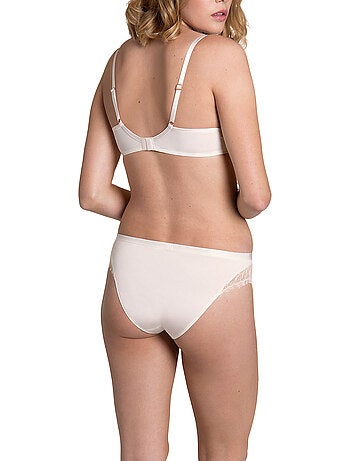 Soutien-gorge préformé rose mariage ivoire b à e