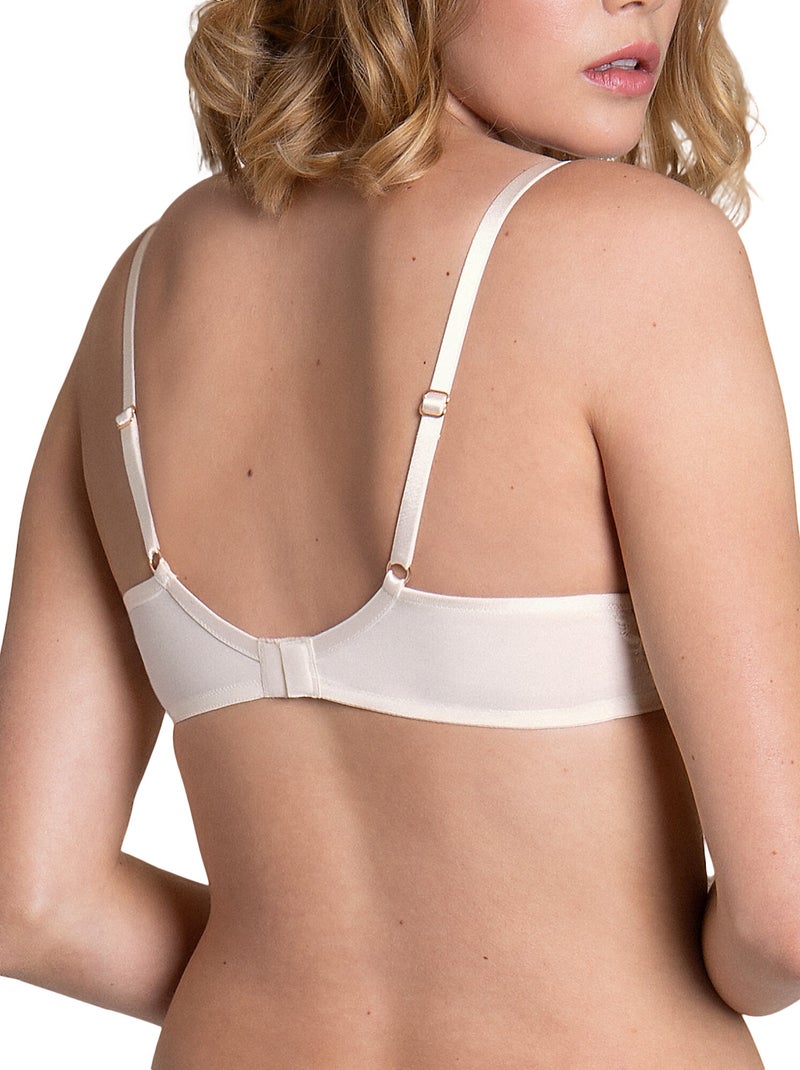 Soutien-gorge préformé rose mariage ivoire b à e Ecru - Kiabi