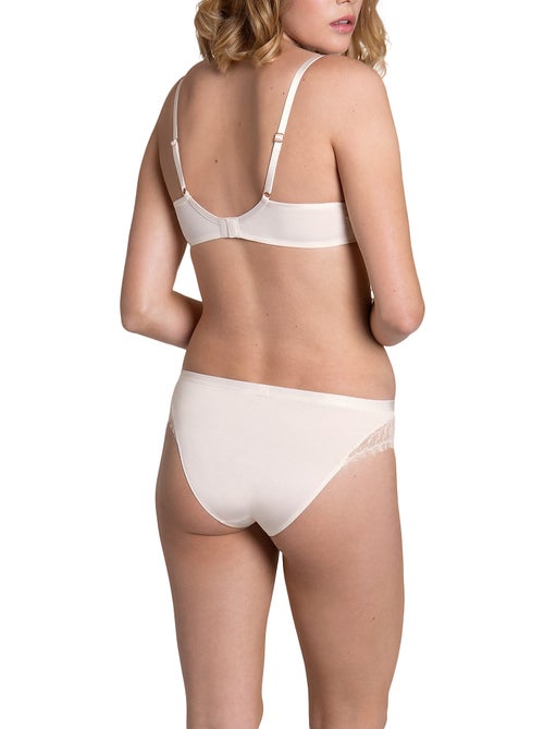 Soutien-gorge préformé rose mariage ivoire b à e - Kiabi