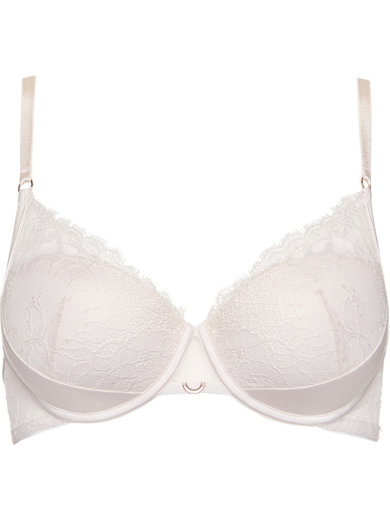 Soutien-gorge préformé rose mariage ivoire b à e Ecru - Kiabi