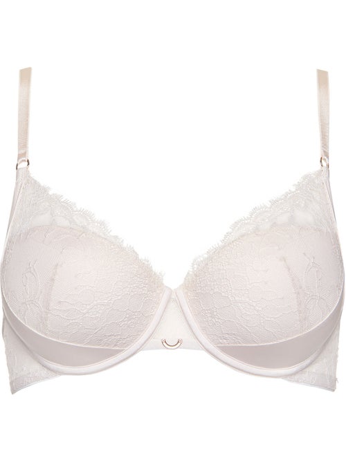Soutien-gorge préformé rose mariage ivoire f - Kiabi Soutien-gorge préformé rose mariage ivoire f - Kiabi