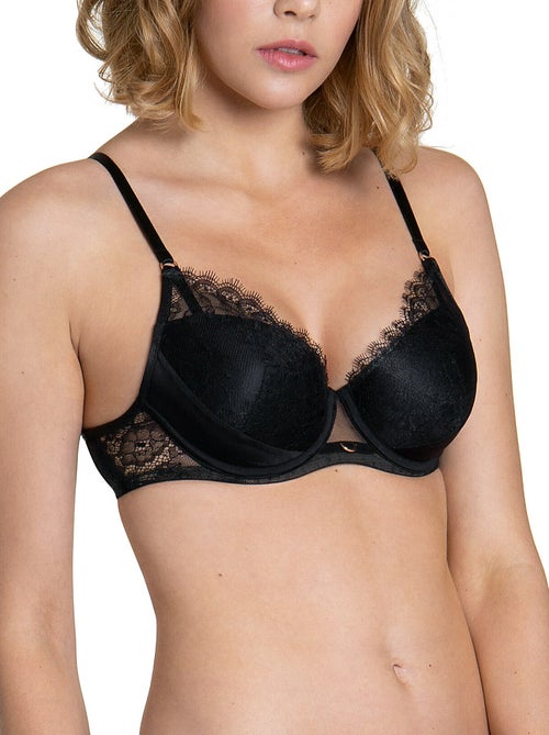 Soutien-gorge préformé rose noir f - Kiabi